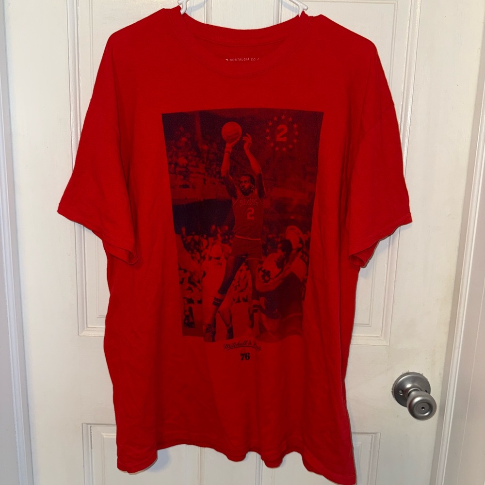 Mitchell & Ness Red T-Shirt